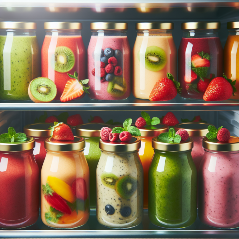 Storing Smoothies for Later