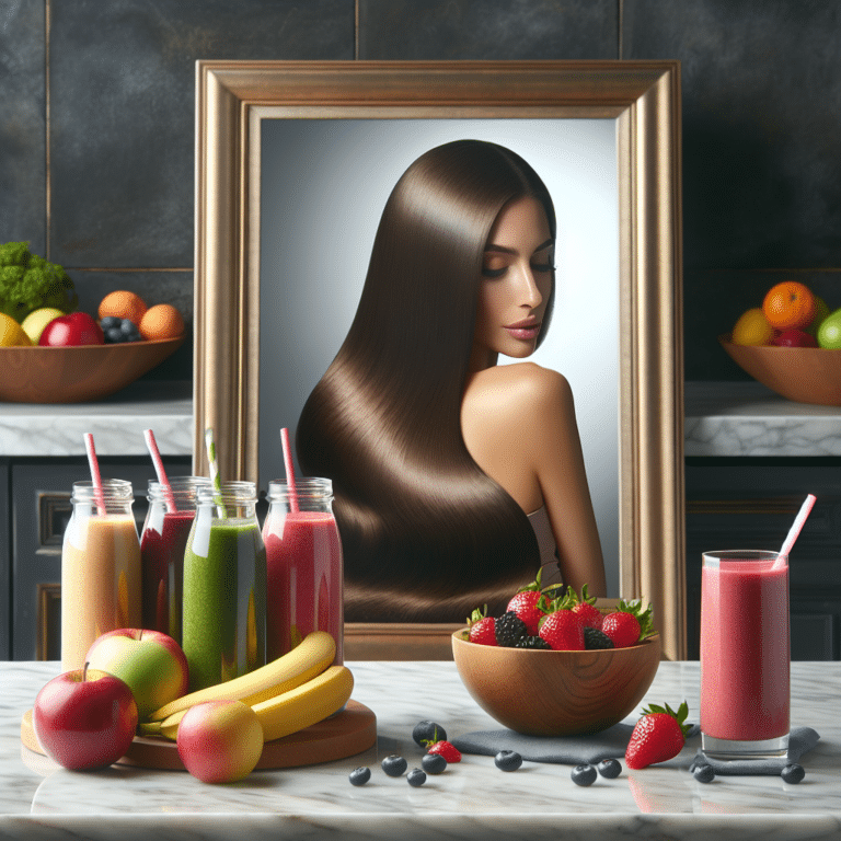 Get Lustrous Hair with Healthy Smoothies