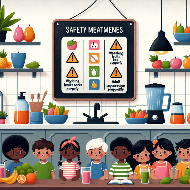 Smoothie Safety Tips for Kids