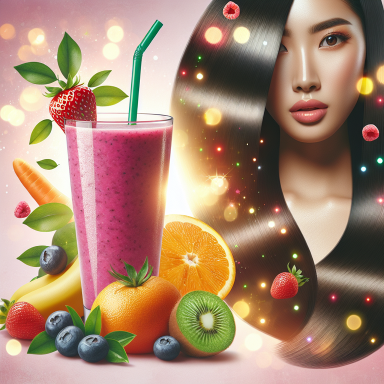 Shiny Hair: The Hidden Benefits of Smoothies