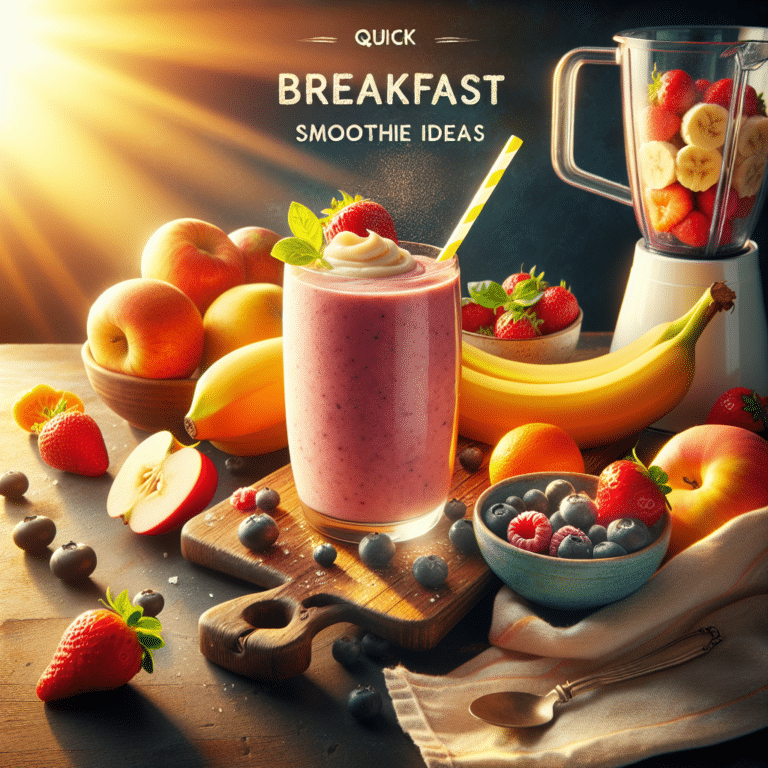Quick Breakfast Smoothie Ideas to Kickstart Your Day