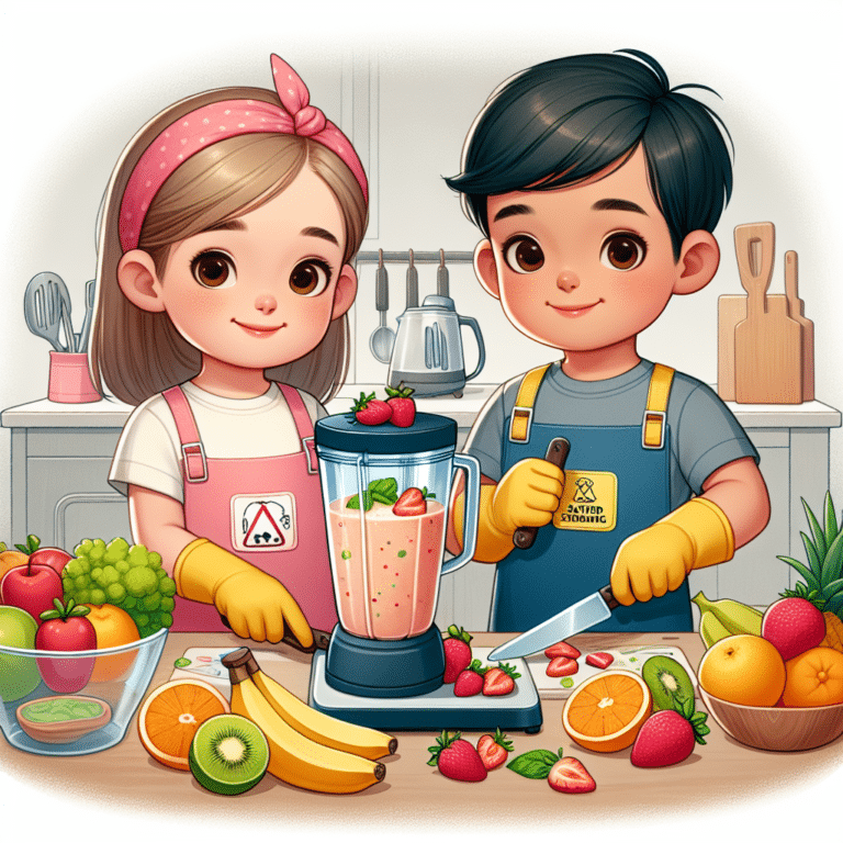Smoothie Prep: Safety Tips for Kids