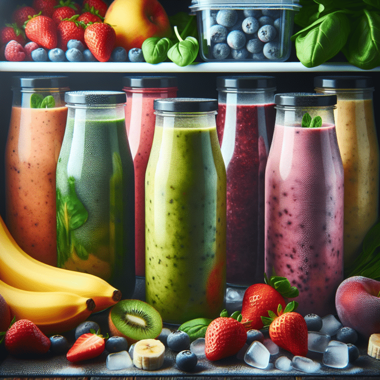Store and Save: Making Smoothies for Later Consumption
